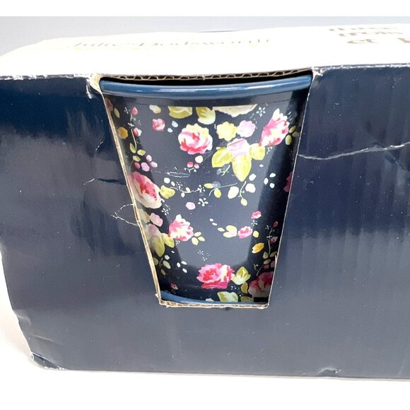 Julie Dodsworth 3 Floral Herb Pots & Tray Set 14'' Long - Picture 2 of 4